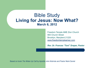 March 6, 2012 - Freedom Temple AMEZ