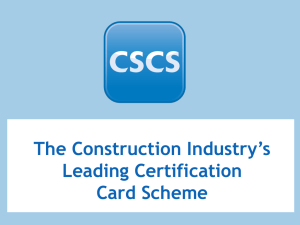 CSCS & CPCS Presentation 10 September 2014