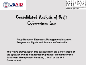 Presentation - Cooperation Committee for Cambodia