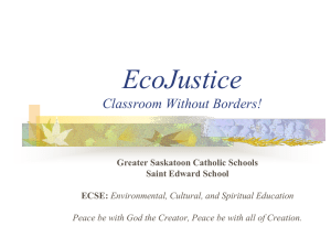 EcoJustice Program: Environmental Education Presentation