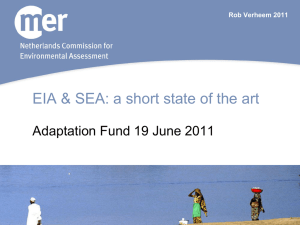EIA & SEA: a short state of the art
