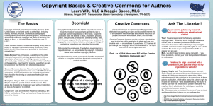 Copyright & Creative Commons Basics for Authors