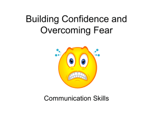 Why do we get stage fright?
