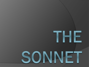 Sonnet Analysis: Structure, Rhyme, and Thought