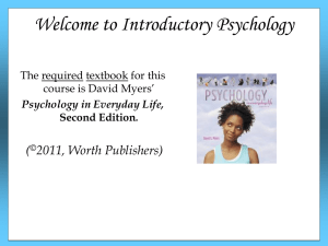 Psychology in Everyday Life