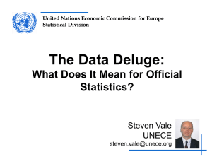The Data Deluge: What Does It Mean for Official Statistics?