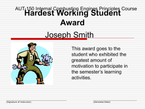 Certificates of Achievement