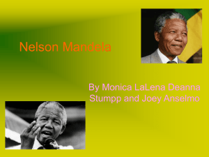 Nelson Mandela: Apartheid, Rise to Power, and Impact