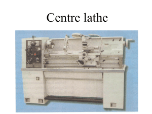 Center lathe - Summerhill College