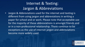 Internet and Texting