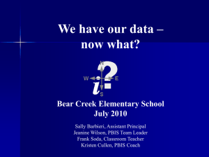 We have our data – now what?