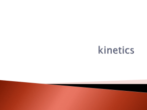 Kinetics Powerpoint