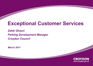 Customer Services - British Parking Association