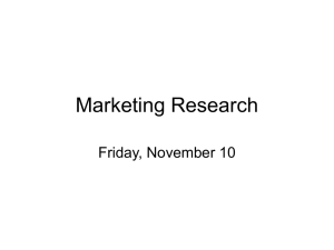 Marketing Research