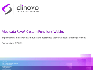 Example - Clinovo