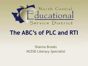 Using Response to Intervention