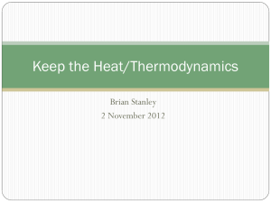 Keep the Heat/Thermodynamics
