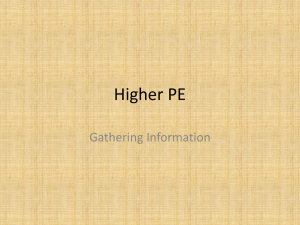 Gathering Information CRE
