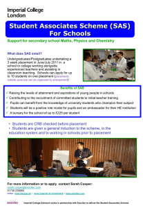 SAS Schools Flyer