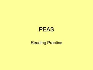 PEAS - fhsenglishks3