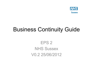 Business continuity guide