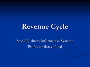 Revenue Cycle in Small Business Information Systems