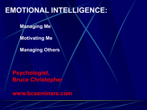 EMOTIONAL INTELLIGENCE