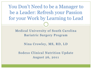 You Don`t Need to be a Manager to be a Leader