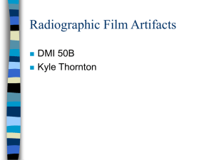 Radiographic Film Artifacts: A Comprehensive Guide