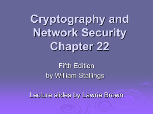 William Stallings, Cryptography and Network Security 5/e