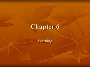 Chapter 6 PSYCH