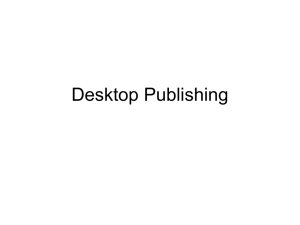 Desktop Publishing