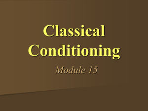 Classical Conditioning: Principles & Examples