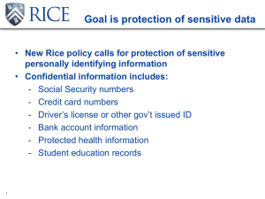 Credit Card Security
