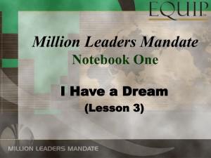 Leader`s Slides (follow along while you listen)