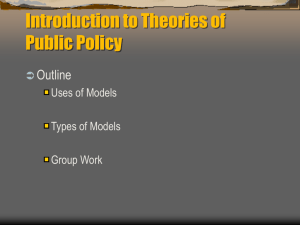 PowerPoint Five (Theories of Public Policy)