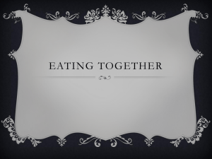 Eating together