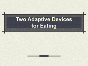 Two Adaptive Devices for Eating