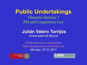 Public Undertakings
