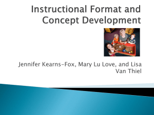 Concept Development  - Institute for Community Inclusion