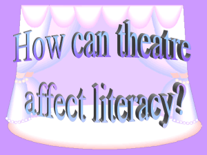 Theatre and Literacy