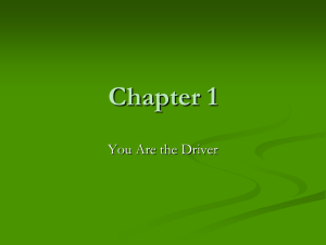 Driver's Ed: Highway Transportation System & Safety
