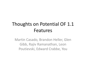 Thoughts on Potential OF 1.1 Features