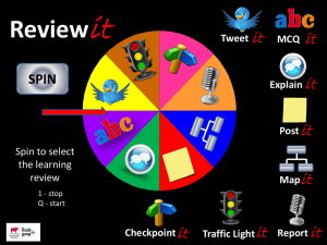 Review Wheel - St Ivo School