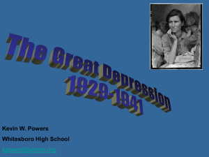 PowerPoint: The Great Depression