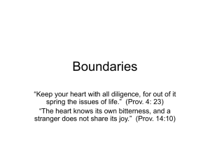 Boundaries - OrthodoxSermons.org