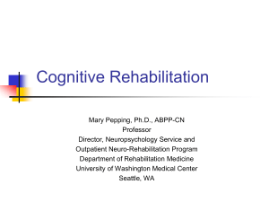 Neuropsychological Evaluation