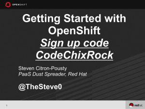 Getting Started with OpenShift: A Developer's Introduction