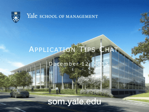 First Year Overview 3000 applicants 300 students Deeply integrated