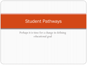 Helping Students Identify Pathways (MBeam)